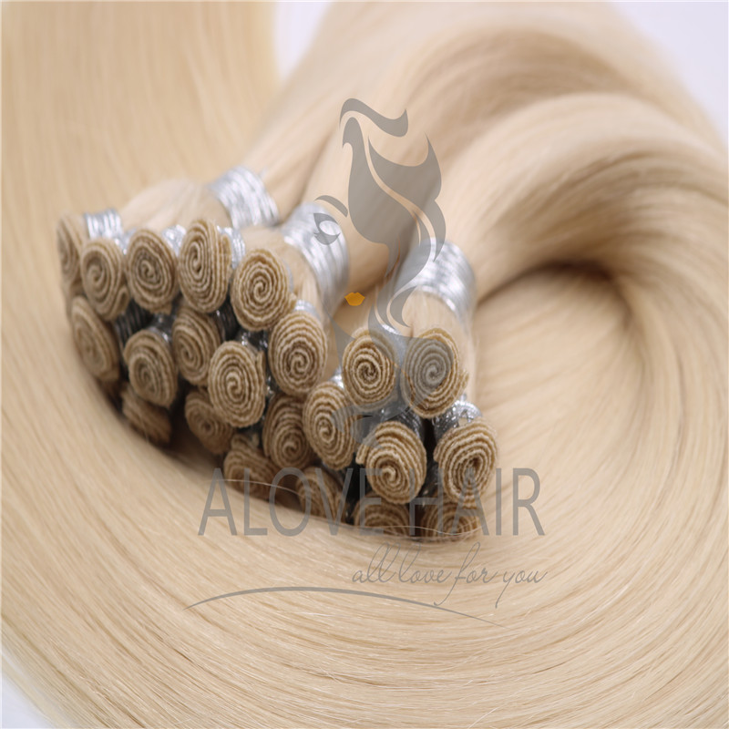 Full cuticle remy blonde hand tied wefts San Diego